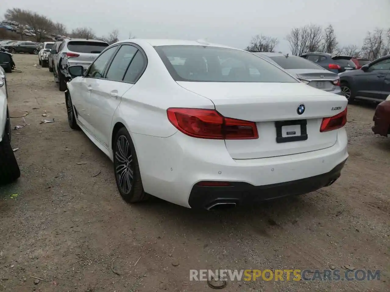 3 Photograph of a damaged car WBAJA5C53KBX86662 BMW 5 SERIES 2019