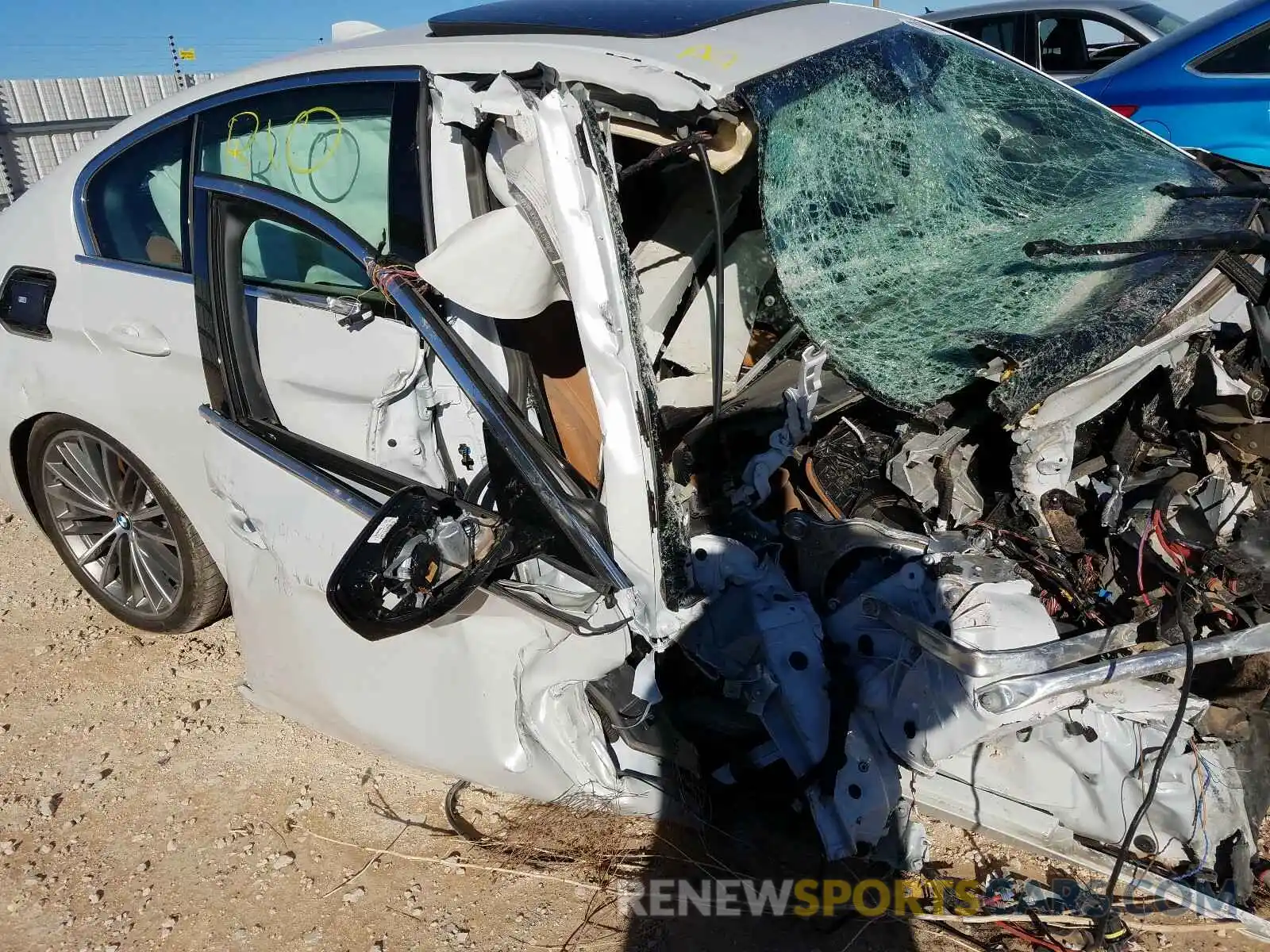 9 Photograph of a damaged car WBAJA5C53KBX86807 BMW 5 SERIES 2019