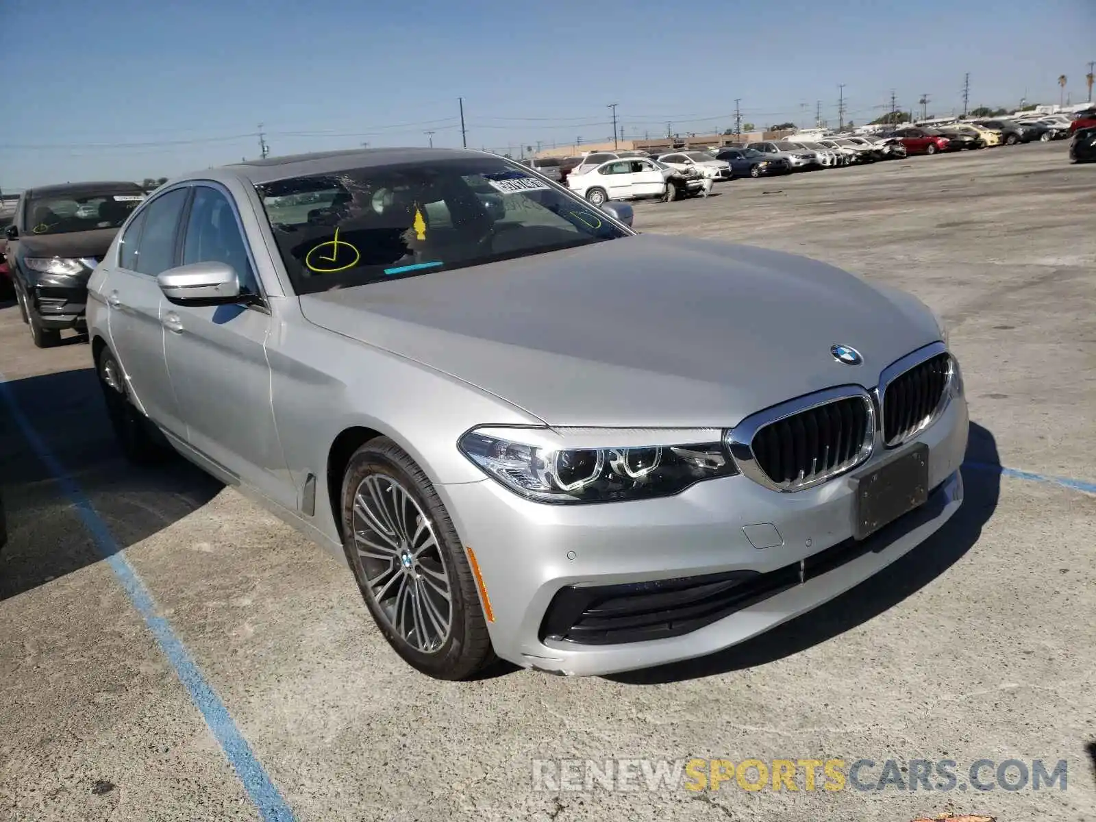 1 Photograph of a damaged car WBAJA5C53KBX87200 BMW 5 SERIES 2019