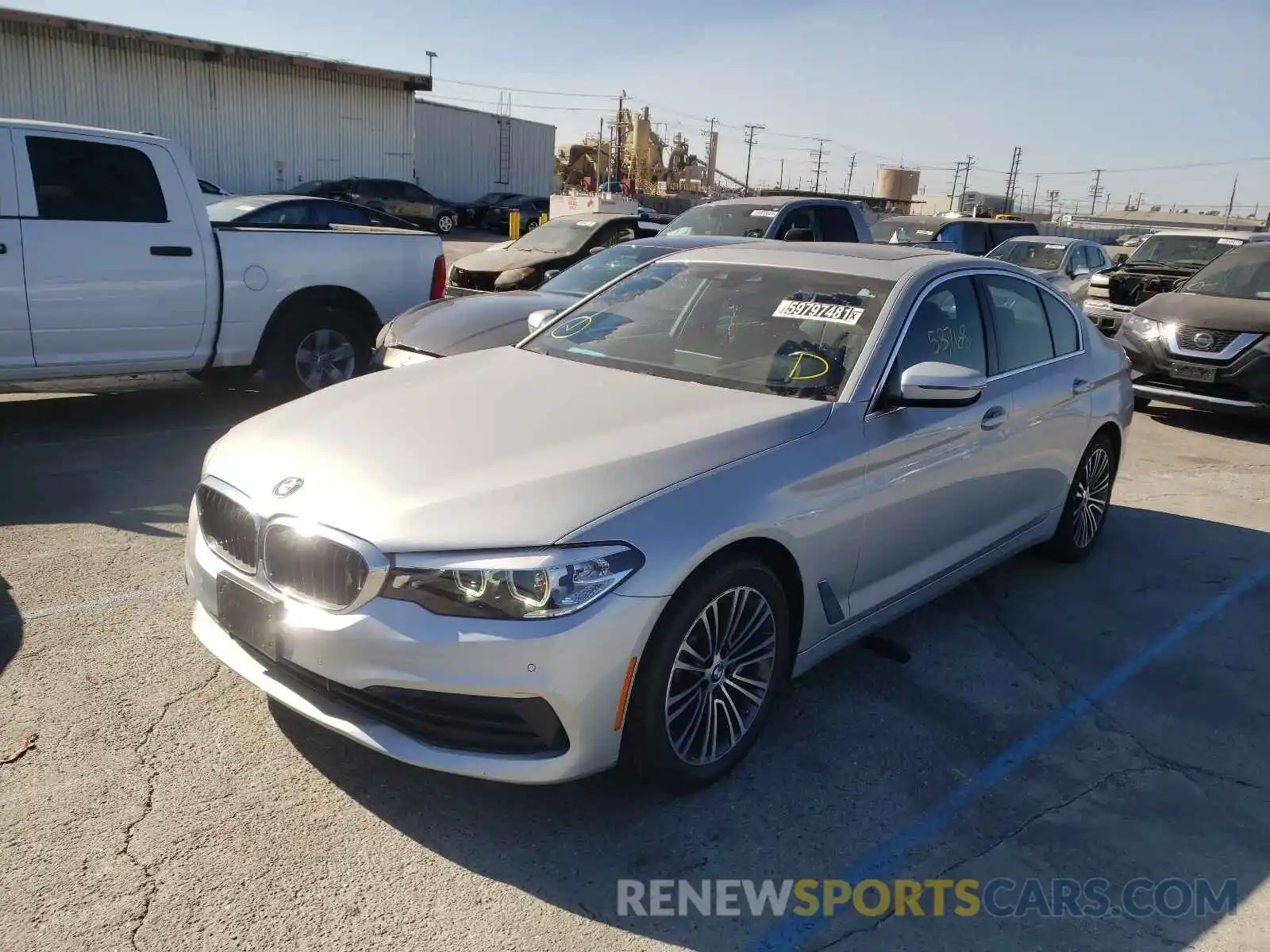 2 Photograph of a damaged car WBAJA5C53KBX87200 BMW 5 SERIES 2019