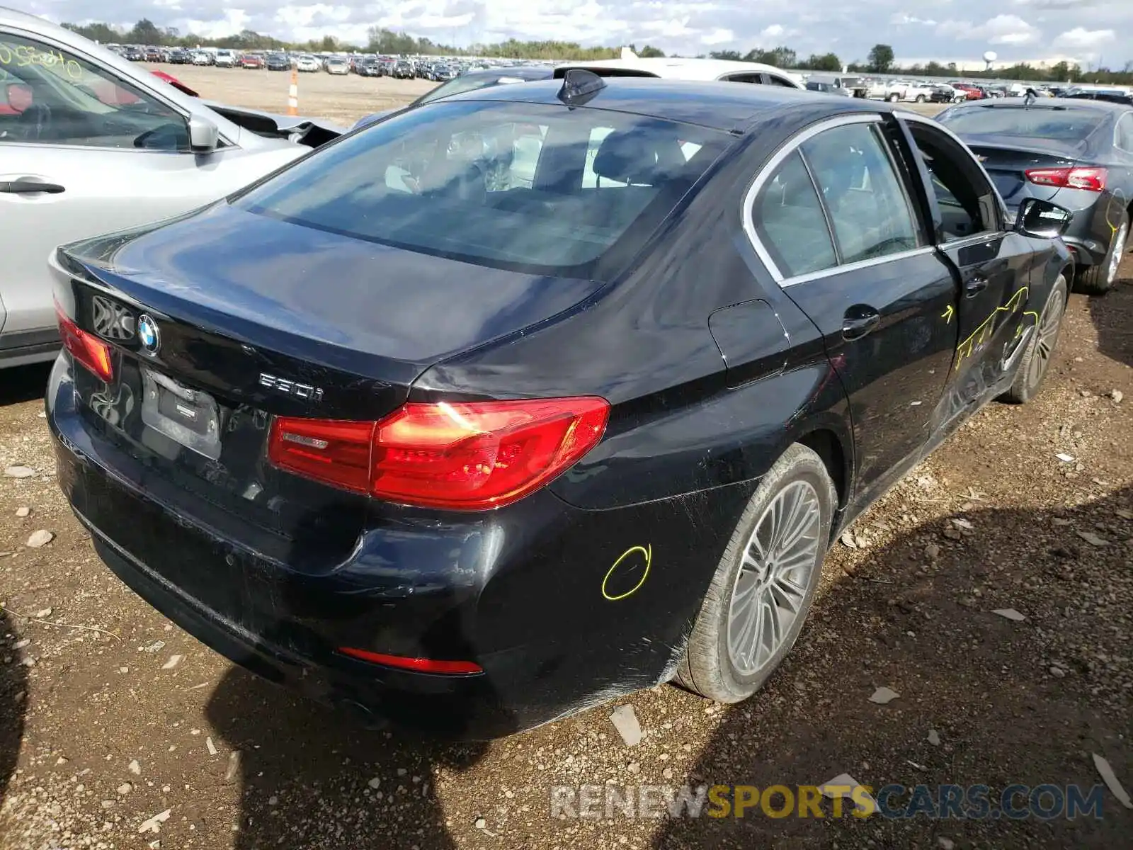 4 Photograph of a damaged car WBAJA5C53KBX87746 BMW 5 SERIES 2019