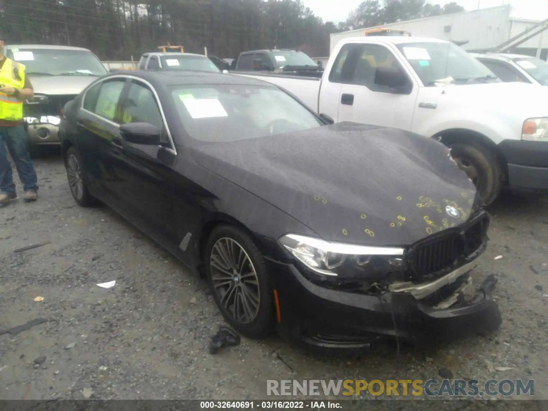 1 Photograph of a damaged car WBAJA5C53KBX87827 BMW 5 SERIES 2019