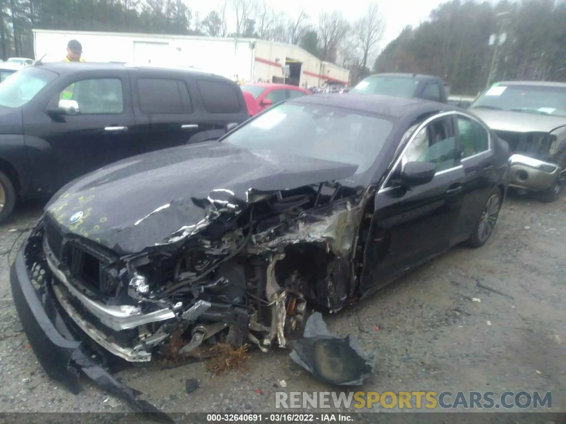 2 Photograph of a damaged car WBAJA5C53KBX87827 BMW 5 SERIES 2019