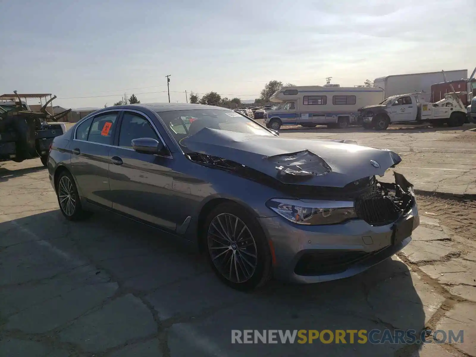 1 Photograph of a damaged car WBAJA5C53KWW19985 BMW 5 SERIES 2019