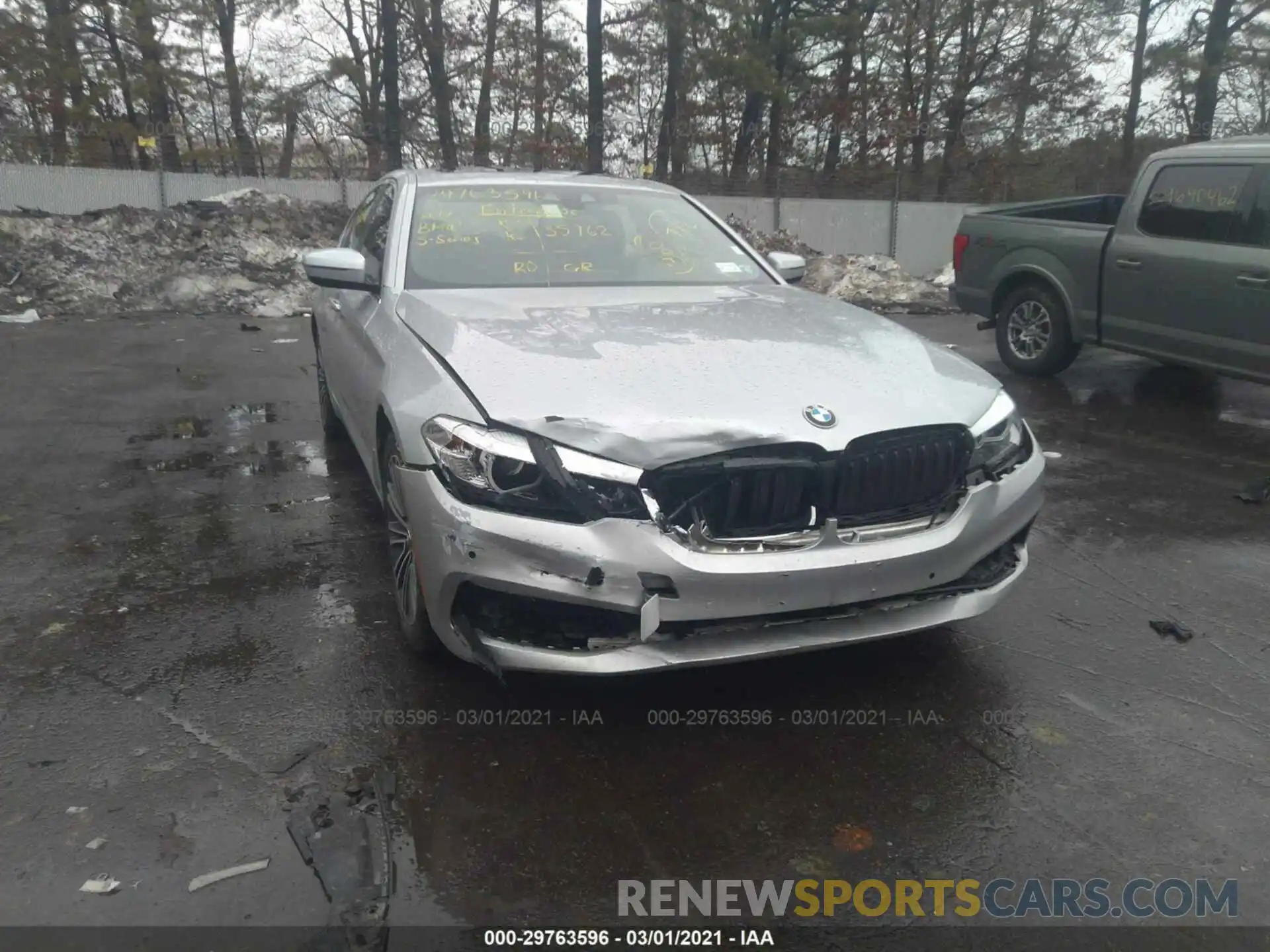 6 Photograph of a damaged car WBAJA5C53KWW34714 BMW 5 SERIES 2019