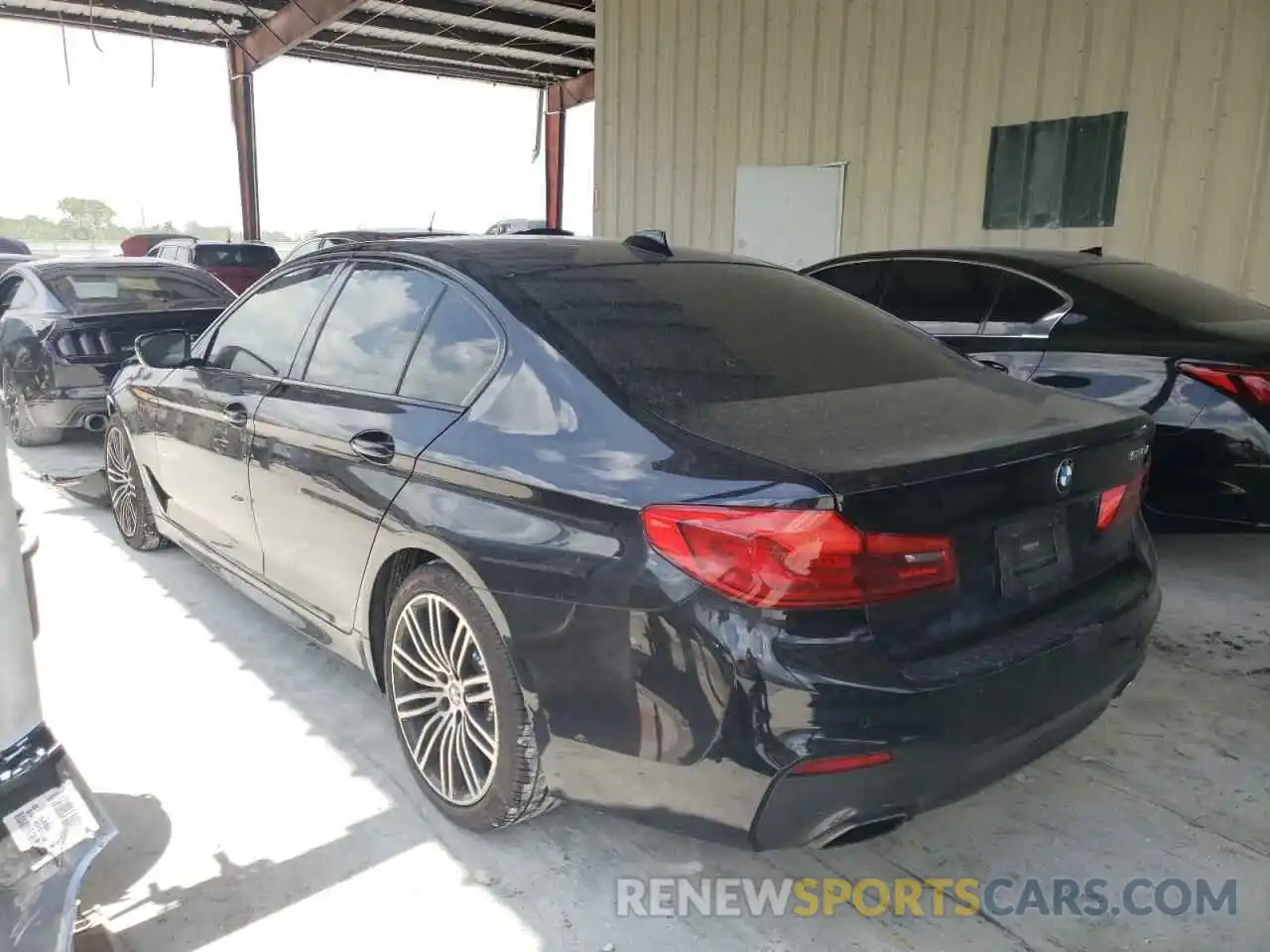 3 Photograph of a damaged car WBAJA5C53KWW35006 BMW 5 SERIES 2019