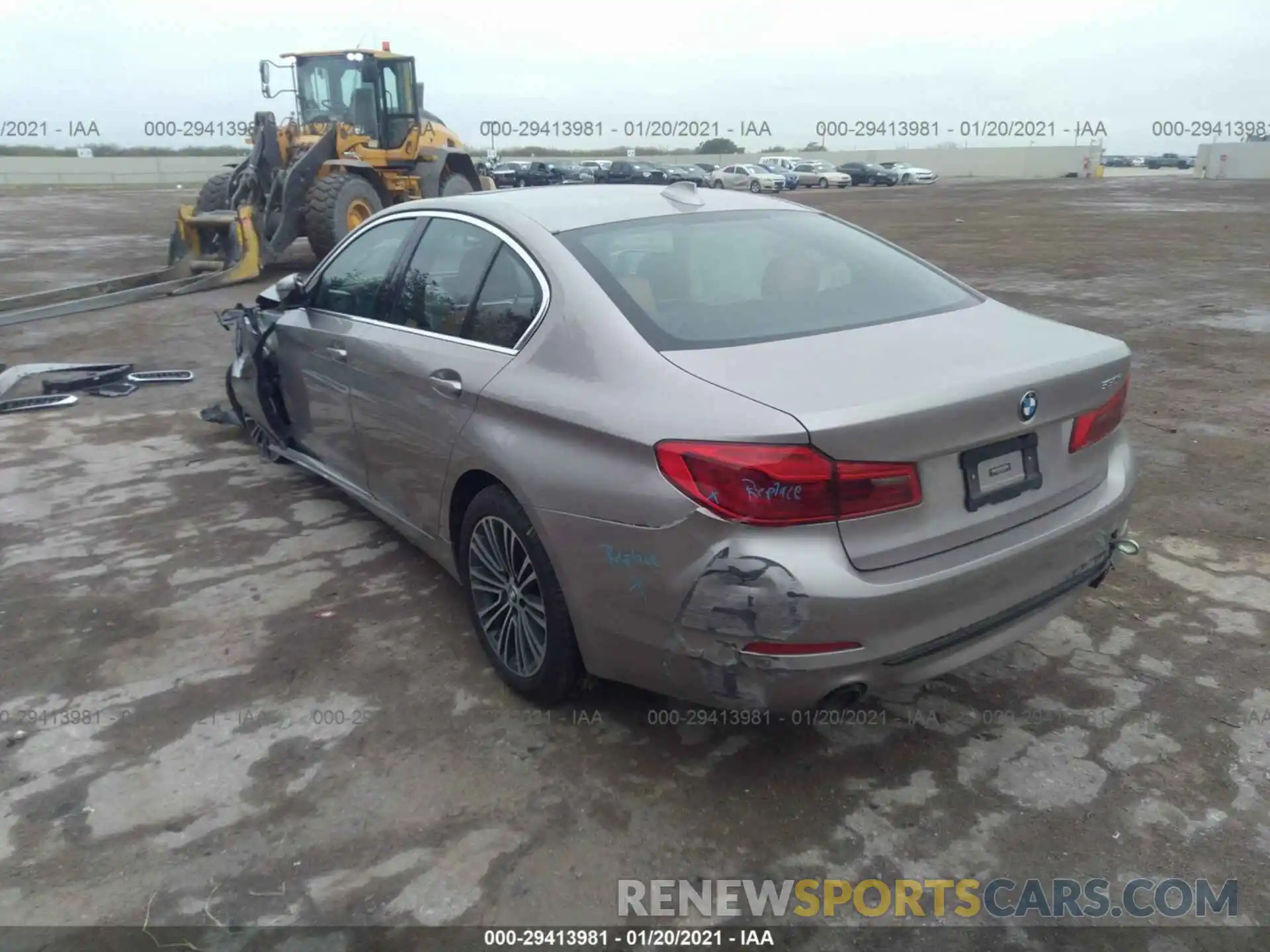 3 Photograph of a damaged car WBAJA5C54KBX46770 BMW 5 SERIES 2019