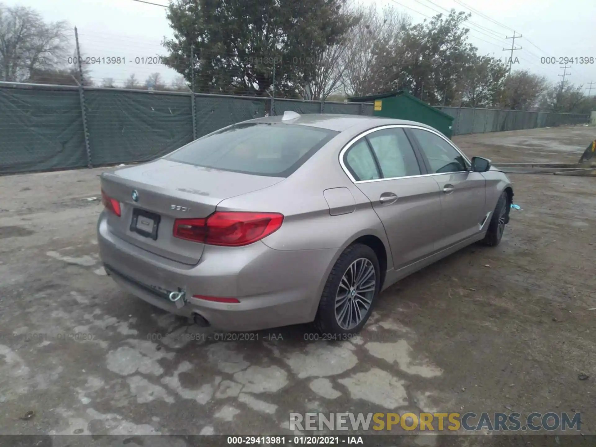 4 Photograph of a damaged car WBAJA5C54KBX46770 BMW 5 SERIES 2019