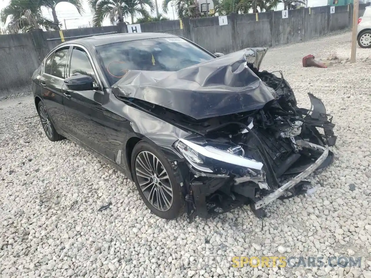 1 Photograph of a damaged car WBAJA5C54KBX46803 BMW 5 SERIES 2019