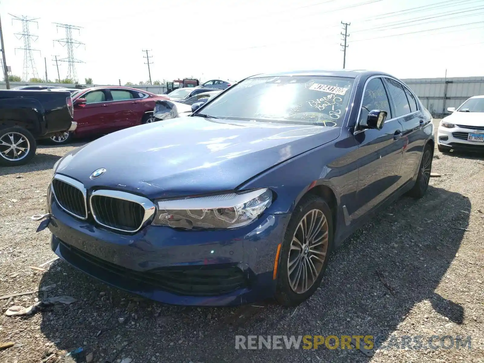 2 Photograph of a damaged car WBAJA5C54KBX49149 BMW 5 SERIES 2019