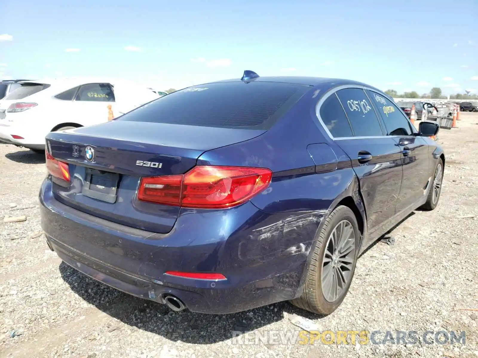 4 Photograph of a damaged car WBAJA5C54KBX49149 BMW 5 SERIES 2019