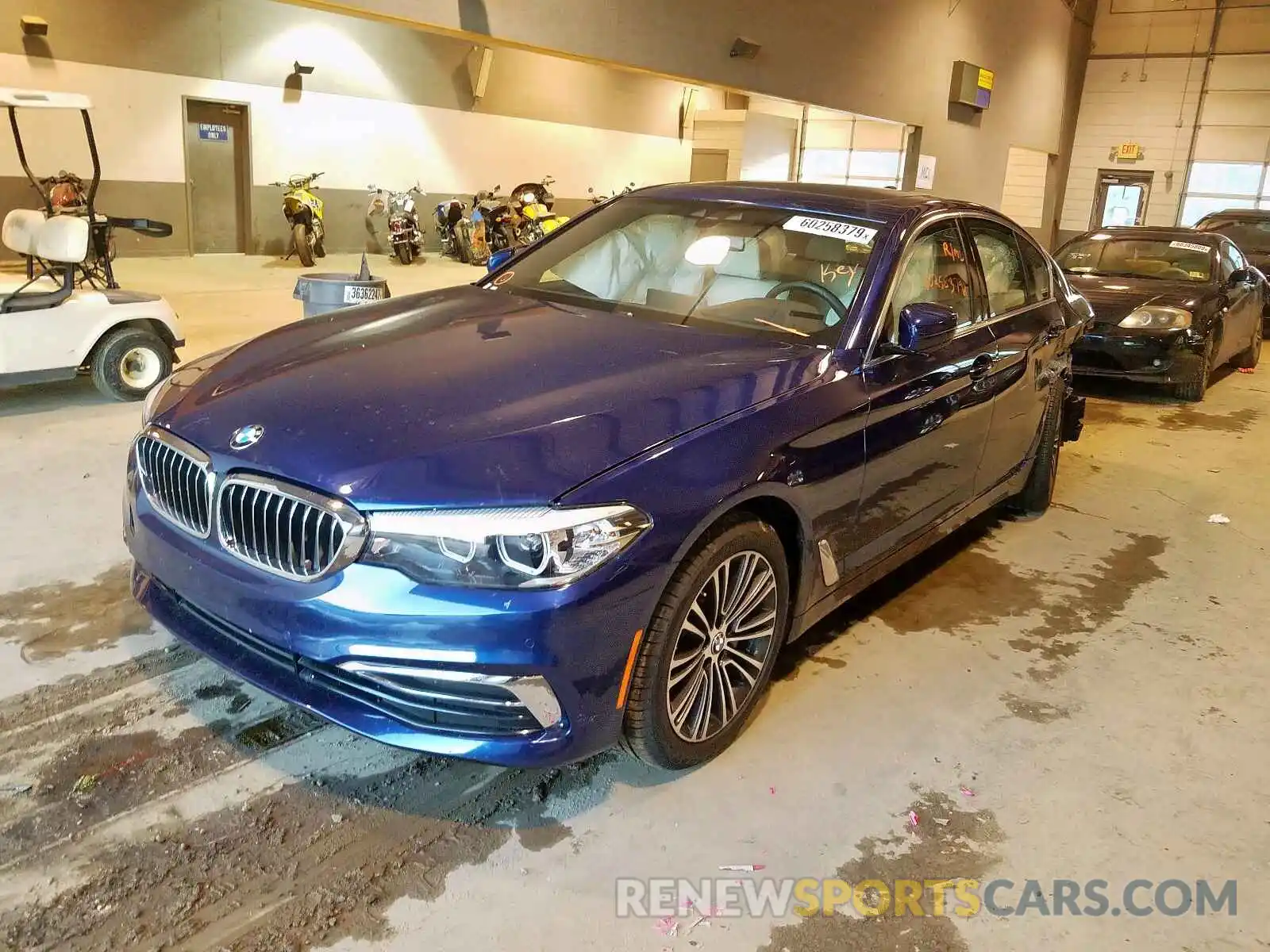 2 Photograph of a damaged car WBAJA5C54KBX86654 BMW 5 SERIES 2019