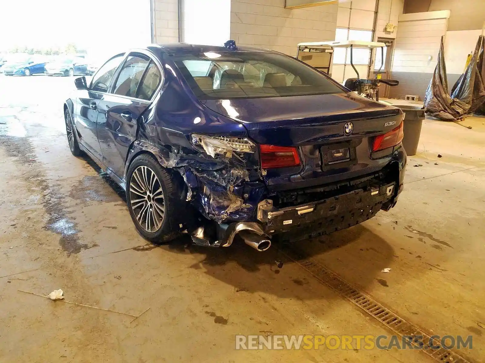 3 Photograph of a damaged car WBAJA5C54KBX86654 BMW 5 SERIES 2019