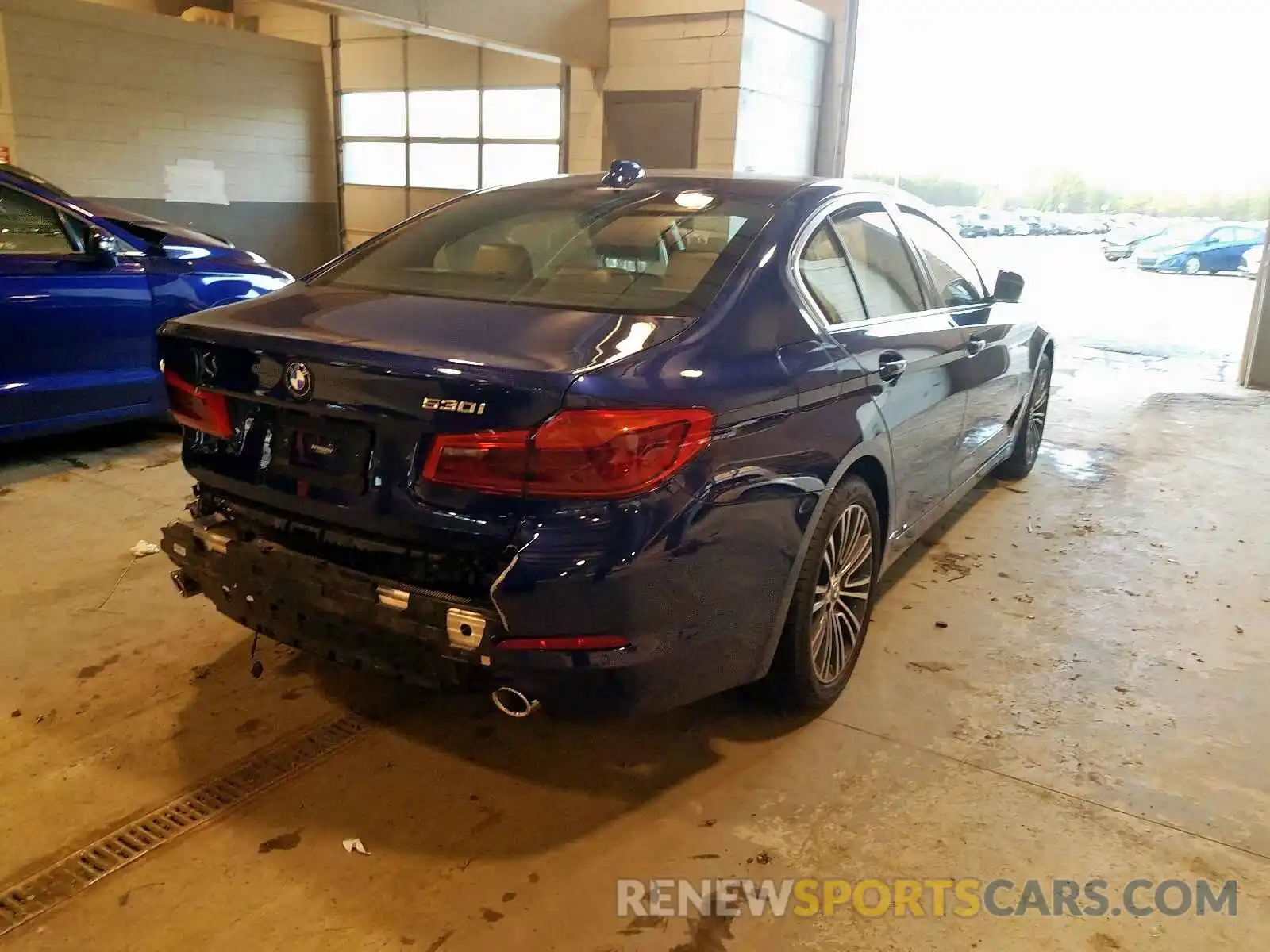 4 Photograph of a damaged car WBAJA5C54KBX86654 BMW 5 SERIES 2019