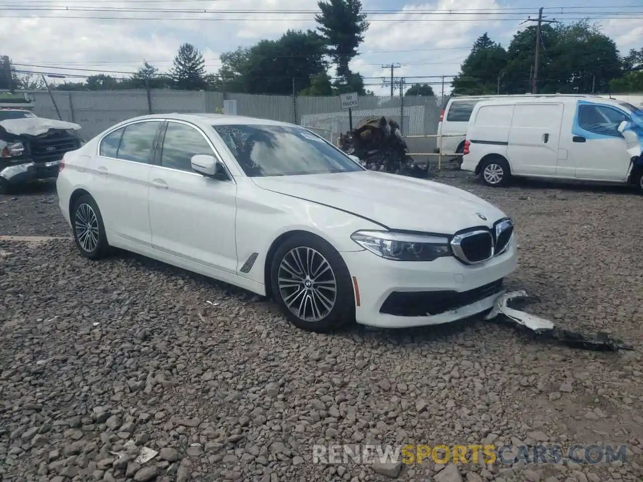 1 Фотография поврежденного автомобиля WBAJA5C54KBX87898 BMW 5 SERIES 2019