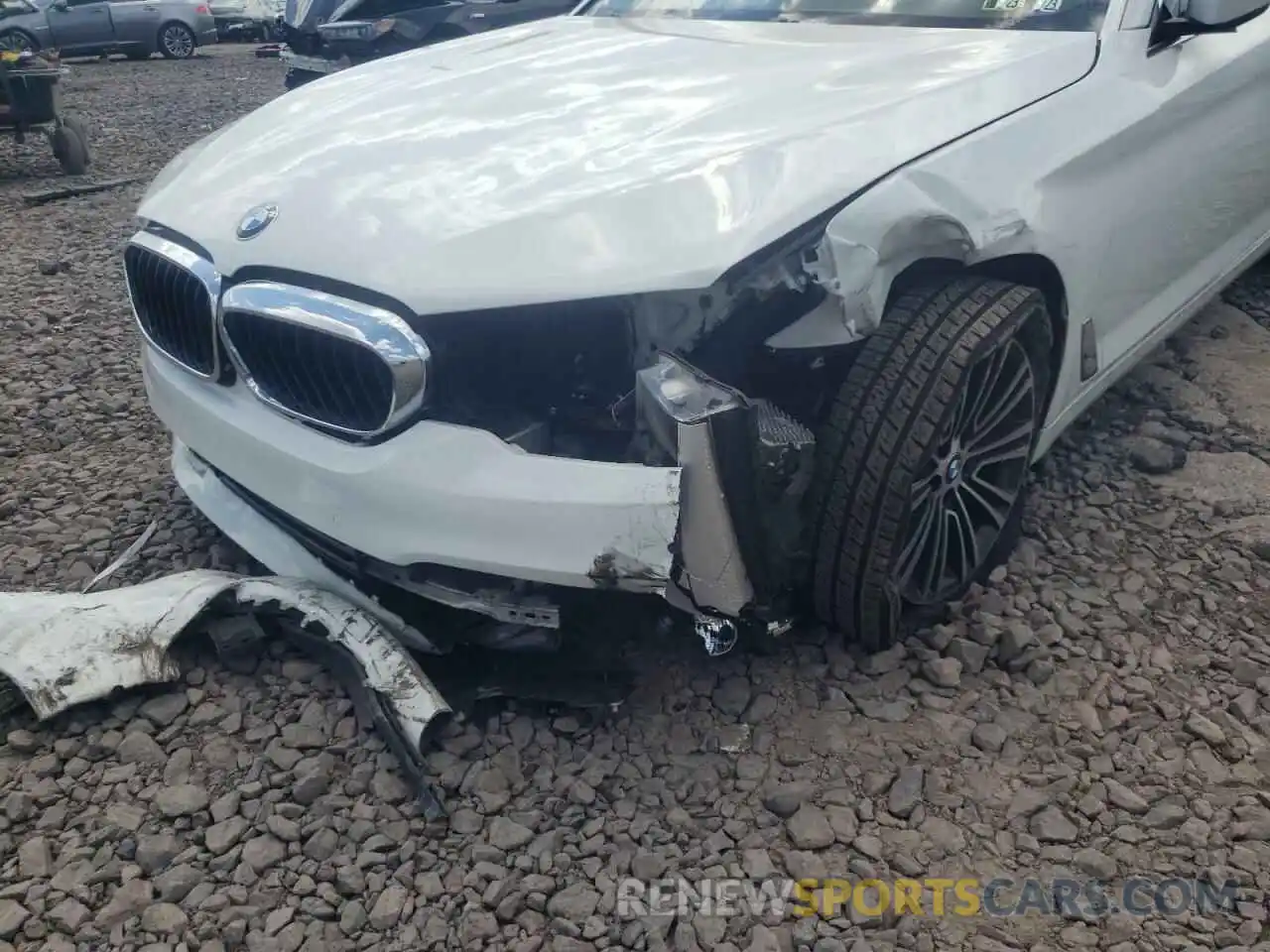 9 Photograph of a damaged car WBAJA5C54KBX87898 BMW 5 SERIES 2019