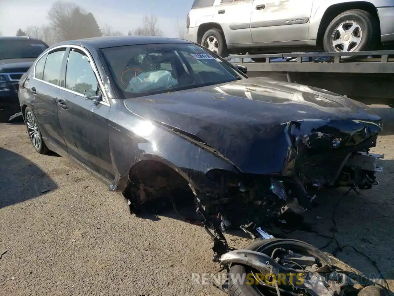 1 Photograph of a damaged car WBAJA5C54KBX88002 BMW 5 SERIES 2019