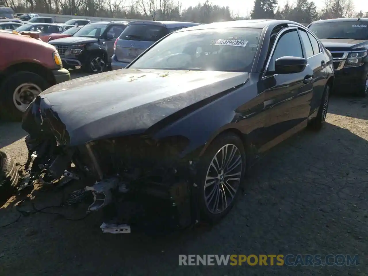 2 Photograph of a damaged car WBAJA5C54KBX88002 BMW 5 SERIES 2019