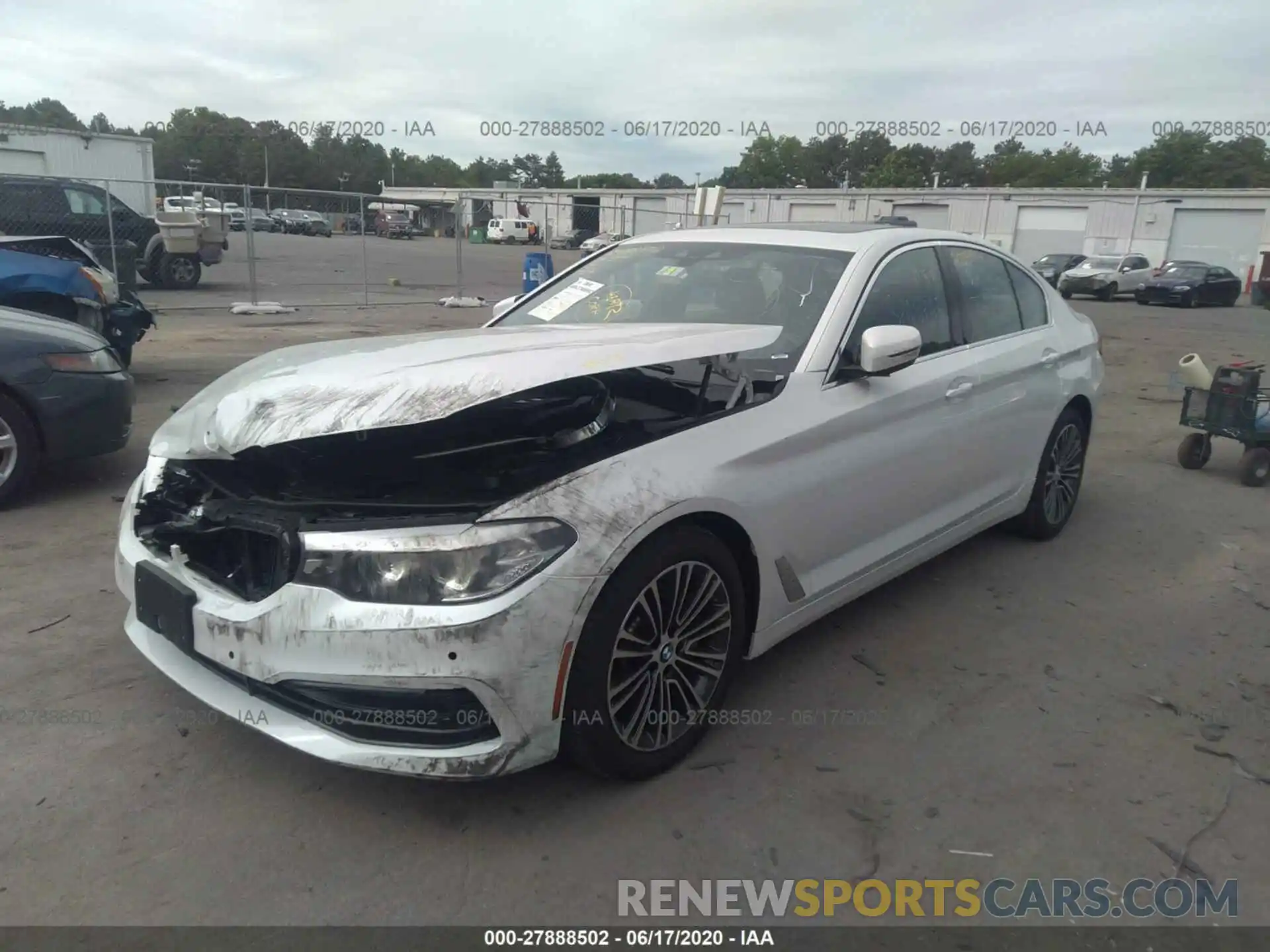 2 Photograph of a damaged car WBAJA5C54KBX88033 BMW 5 SERIES 2019