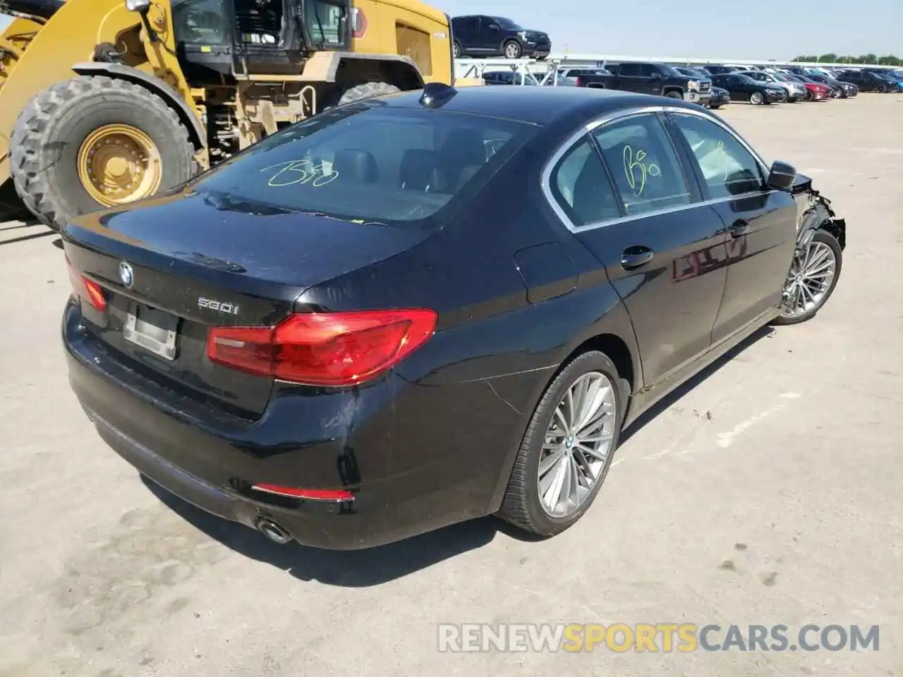 4 Фотография поврежденного автомобиля WBAJA5C54KG900574 BMW 5 SERIES 2019