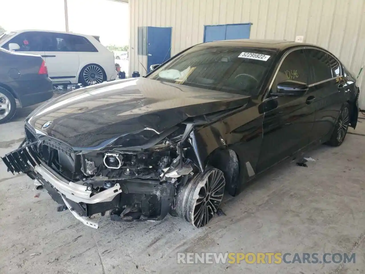 2 Photograph of a damaged car WBAJA5C54KWA58053 BMW 5 SERIES 2019