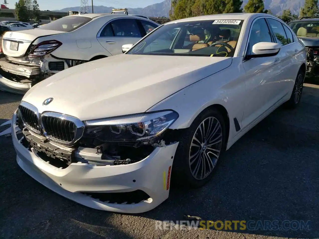 2 Photograph of a damaged car WBAJA5C54KWW04170 BMW 5 SERIES 2019