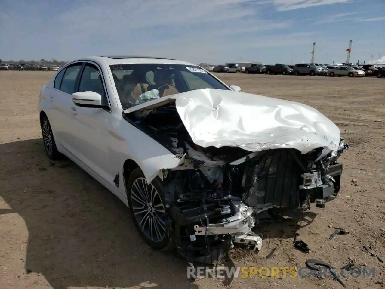 1 Photograph of a damaged car WBAJA5C54KWW06615 BMW 5 SERIES 2019