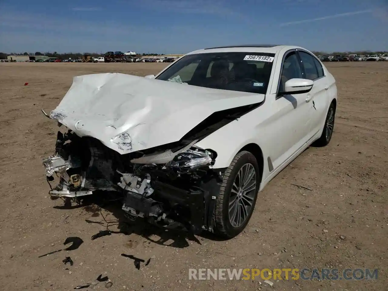 2 Photograph of a damaged car WBAJA5C54KWW06615 BMW 5 SERIES 2019