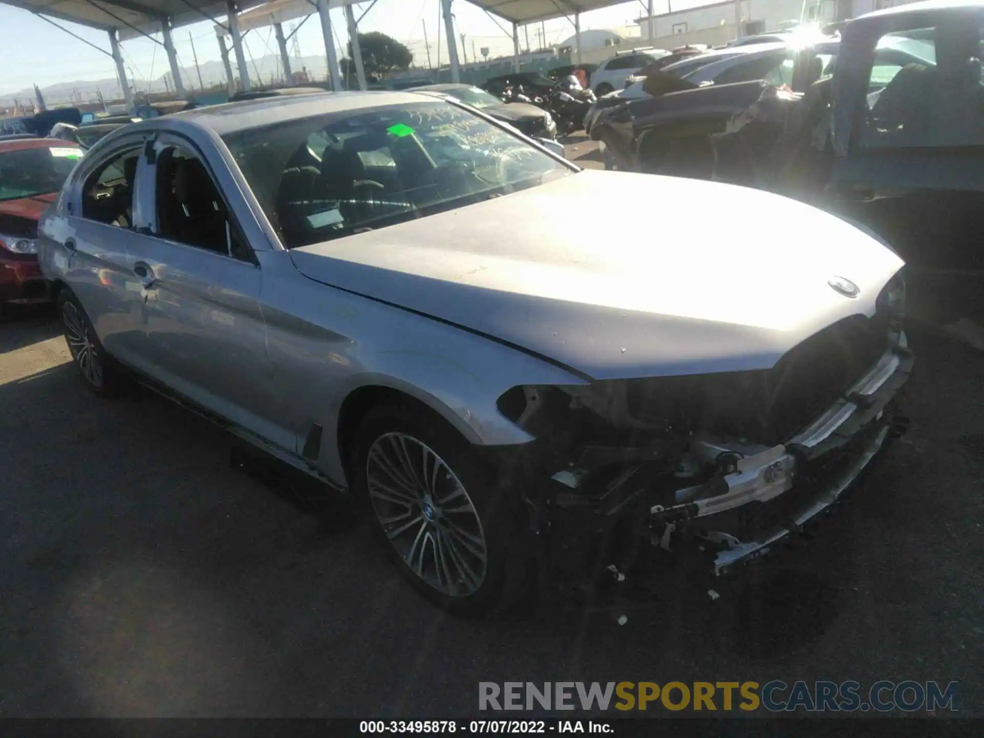 1 Photograph of a damaged car WBAJA5C54KWW07179 BMW 5 SERIES 2019