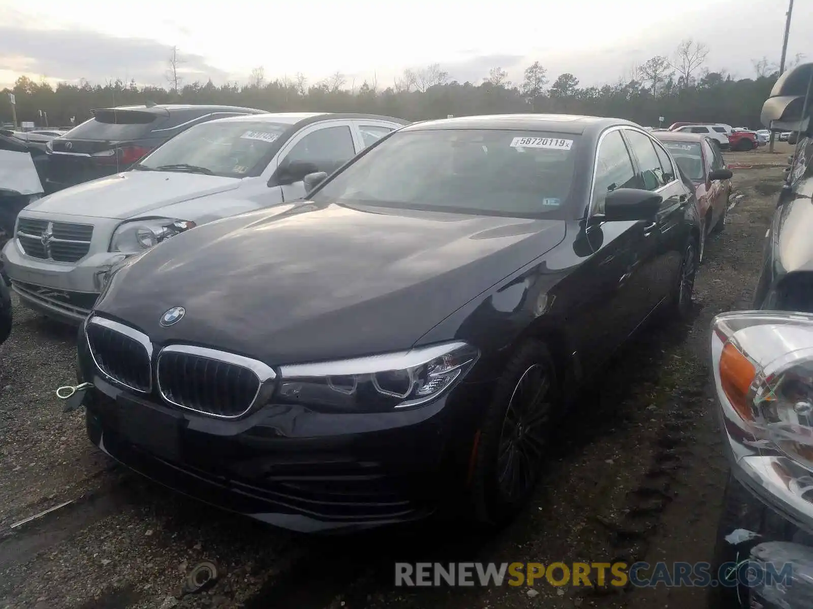 2 Photograph of a damaged car WBAJA5C54KWW20093 BMW 5 SERIES 2019