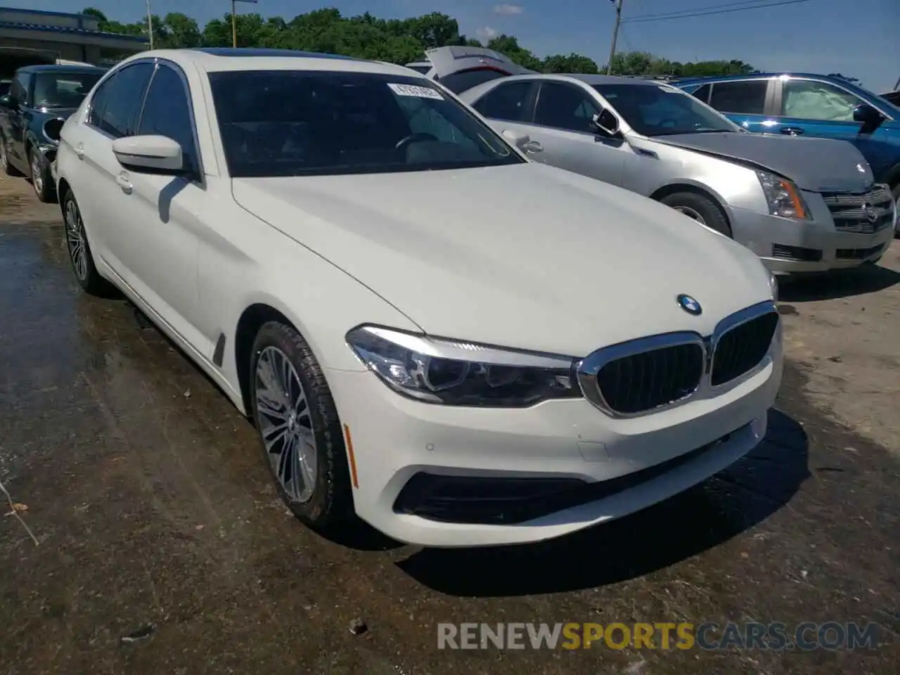 1 Photograph of a damaged car WBAJA5C54KWW41073 BMW 5 SERIES 2019