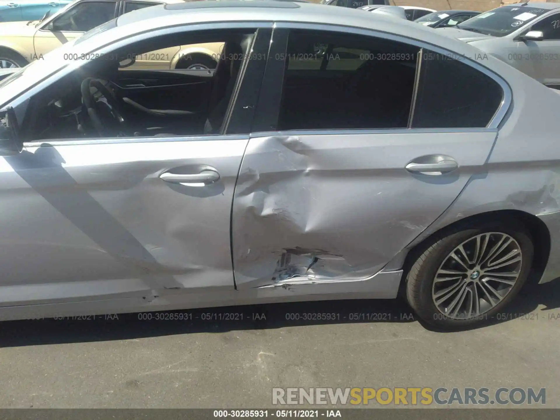 6 Photograph of a damaged car WBAJA5C55KBX46891 BMW 5 SERIES 2019