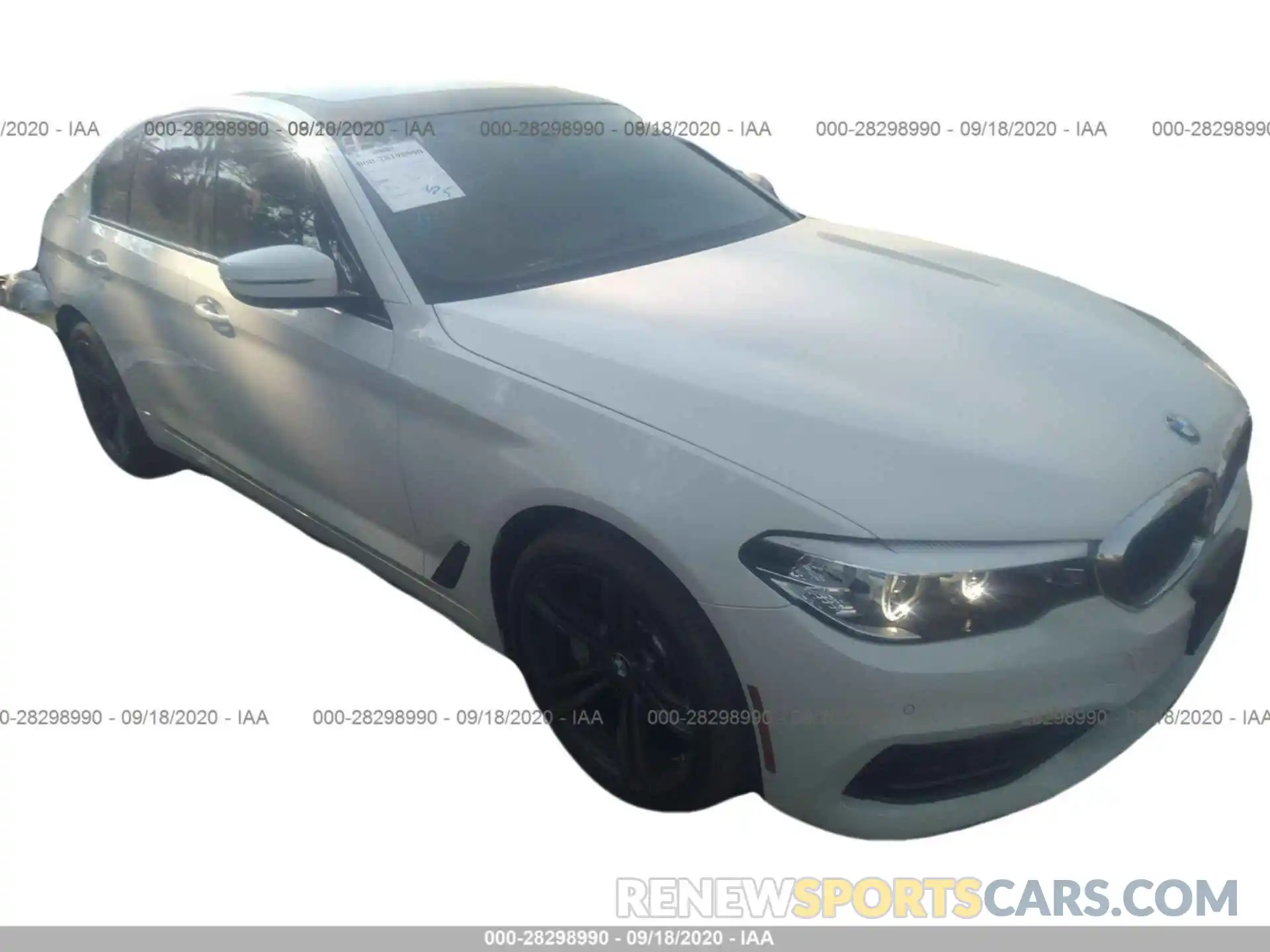 1 Photograph of a damaged car WBAJA5C55KBX49094 BMW 5 SERIES 2019