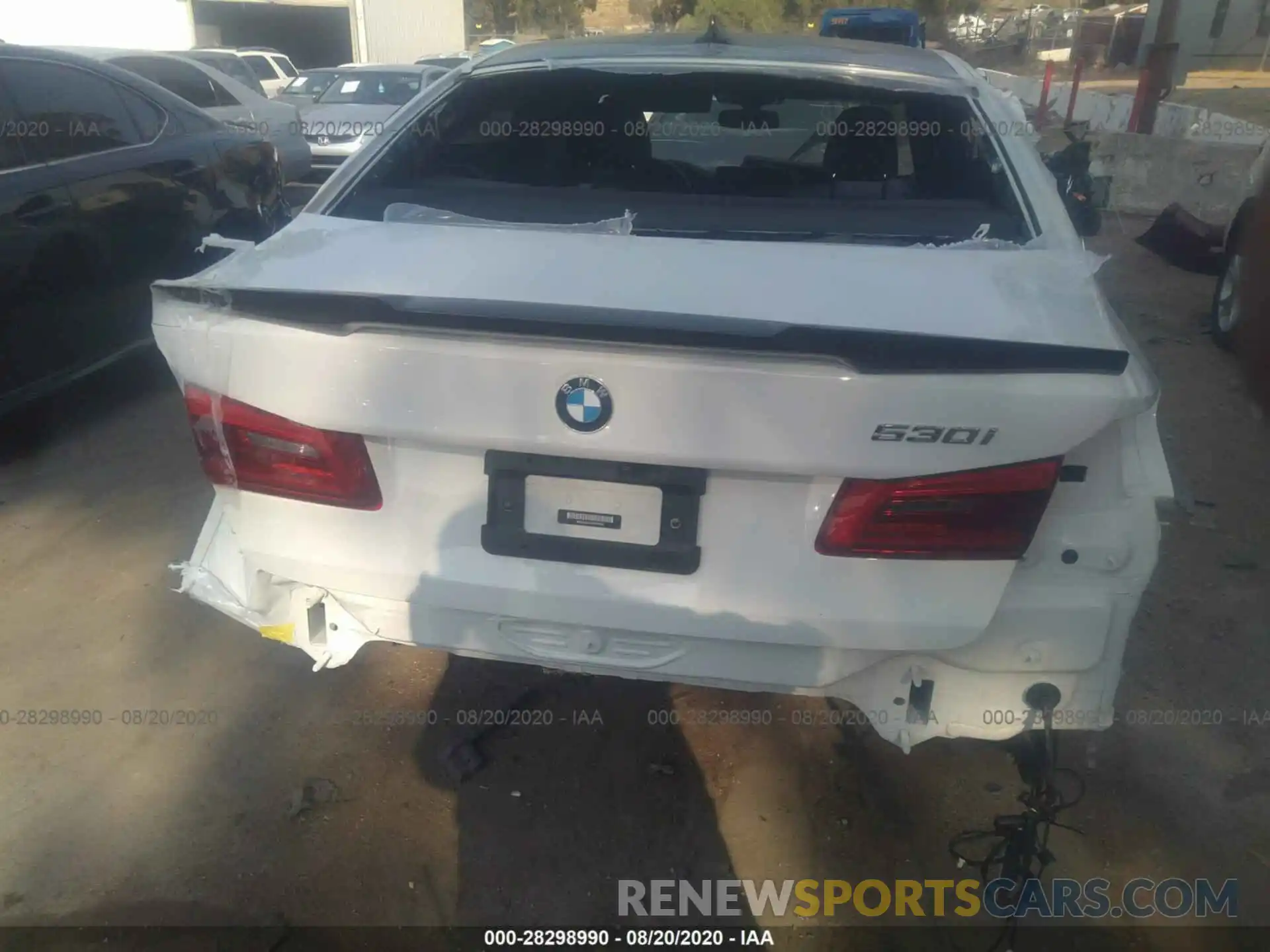 6 Photograph of a damaged car WBAJA5C55KBX49094 BMW 5 SERIES 2019