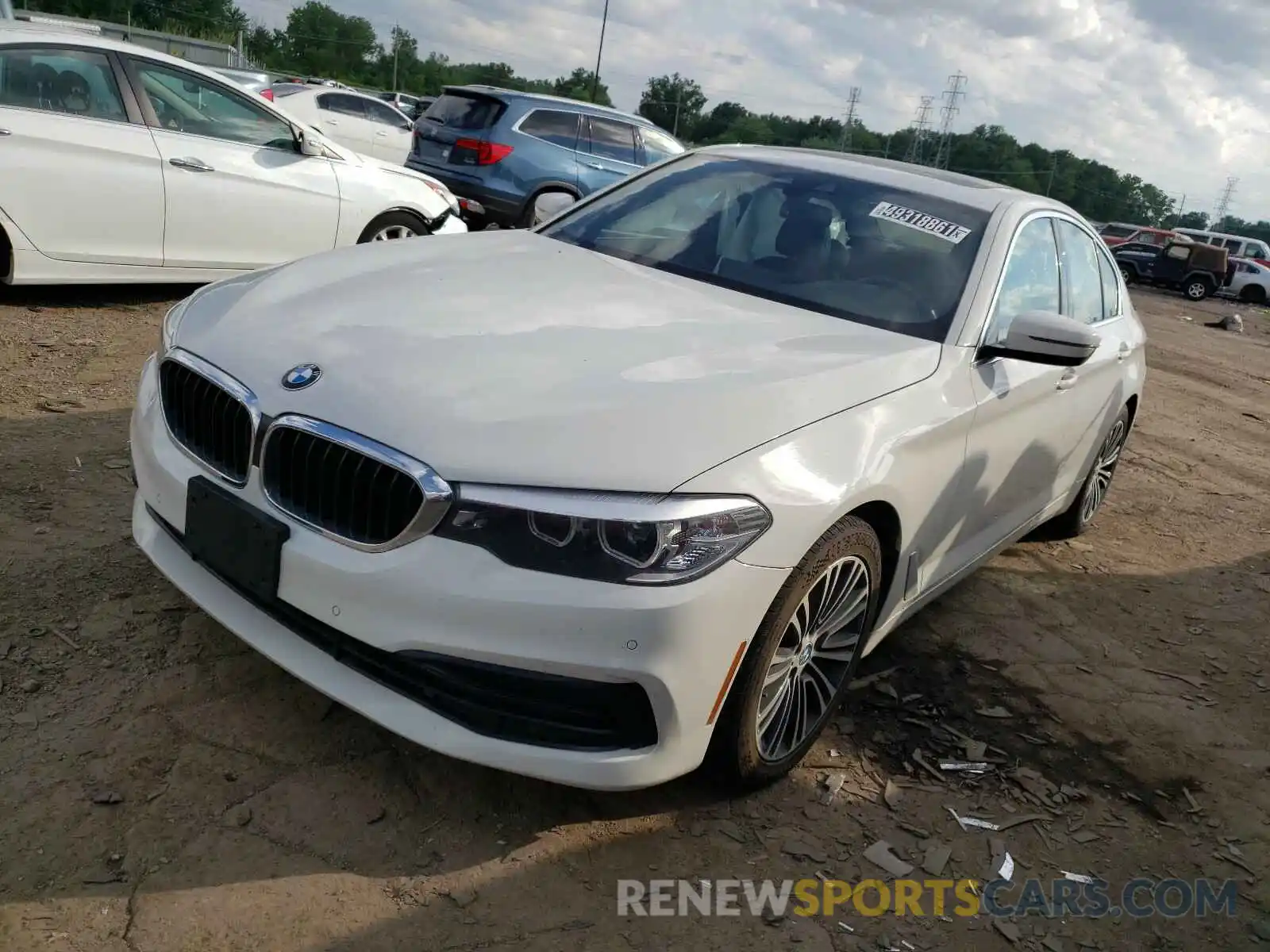 2 Photograph of a damaged car WBAJA5C55KBX86291 BMW 5 SERIES 2019