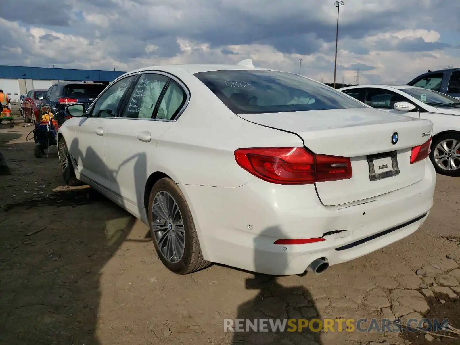 3 Photograph of a damaged car WBAJA5C55KBX86291 BMW 5 SERIES 2019