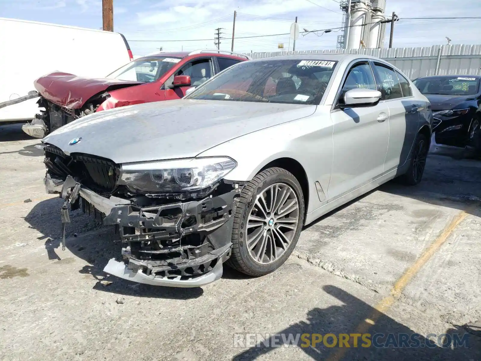 2 Photograph of a damaged car WBAJA5C55KBX86856 BMW 5 SERIES 2019