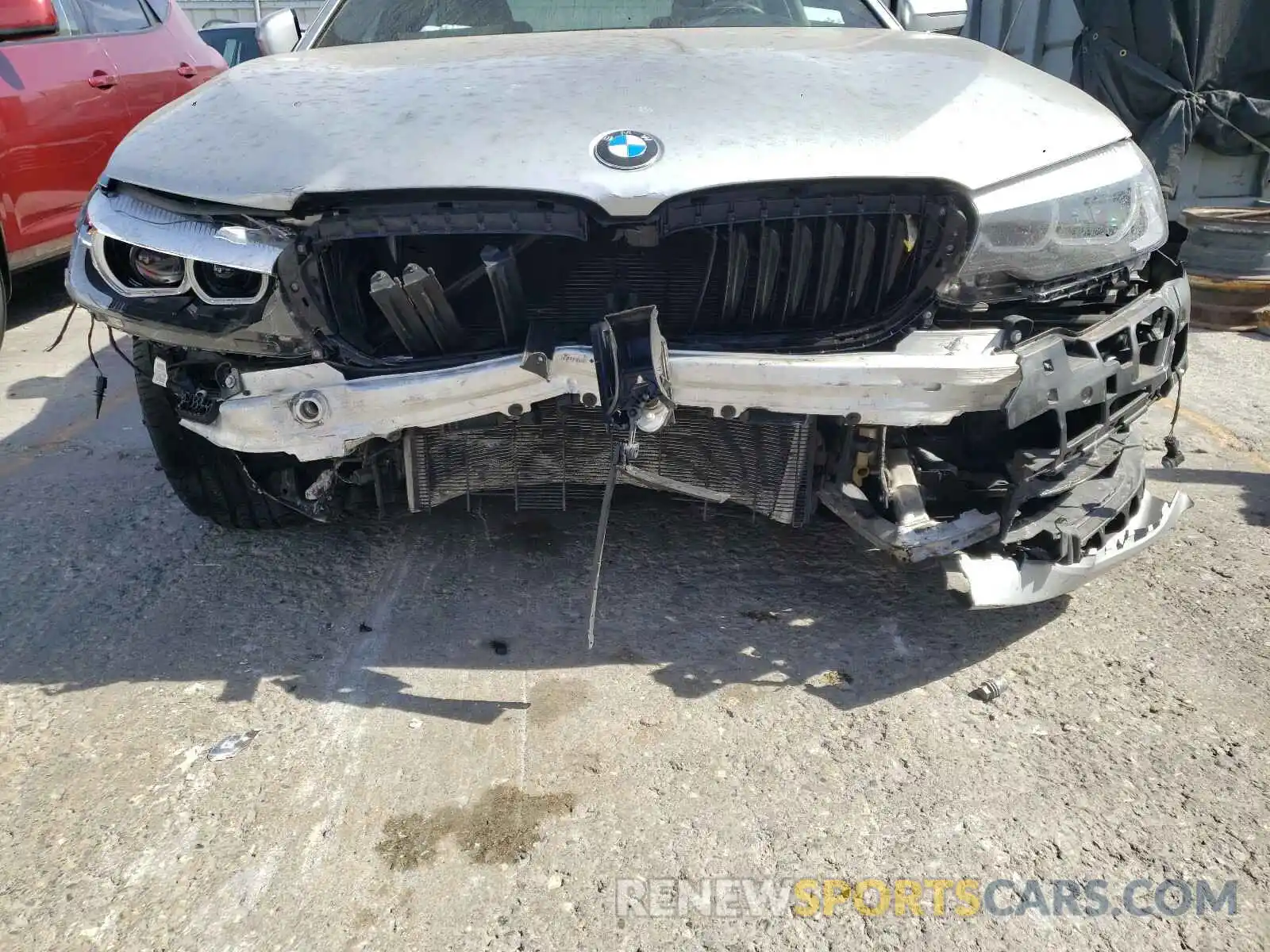 9 Photograph of a damaged car WBAJA5C55KBX86856 BMW 5 SERIES 2019