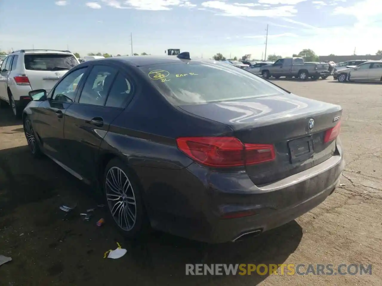 3 Photograph of a damaged car WBAJA5C55KBX87151 BMW 5 SERIES 2019