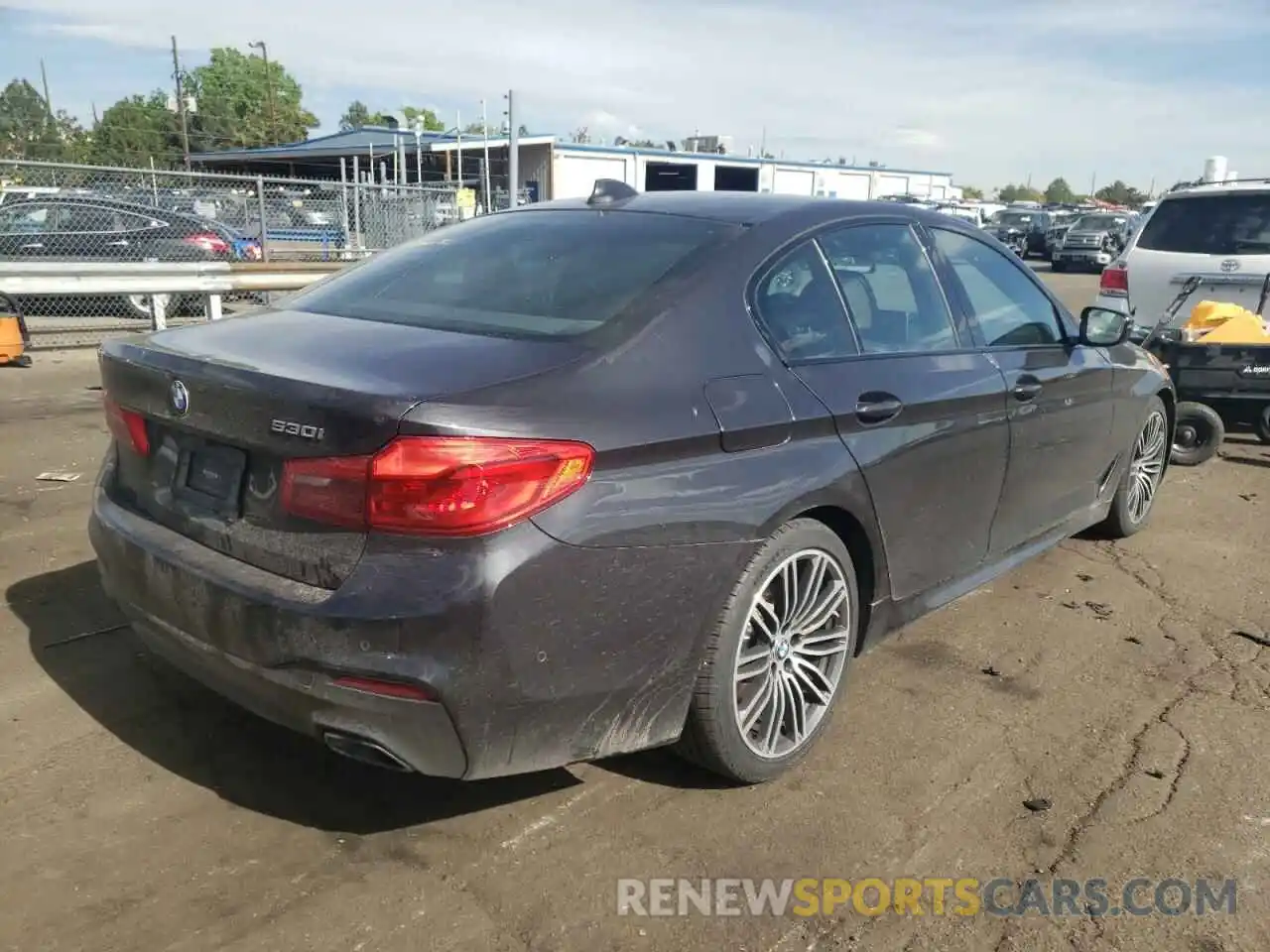 4 Photograph of a damaged car WBAJA5C55KBX87151 BMW 5 SERIES 2019