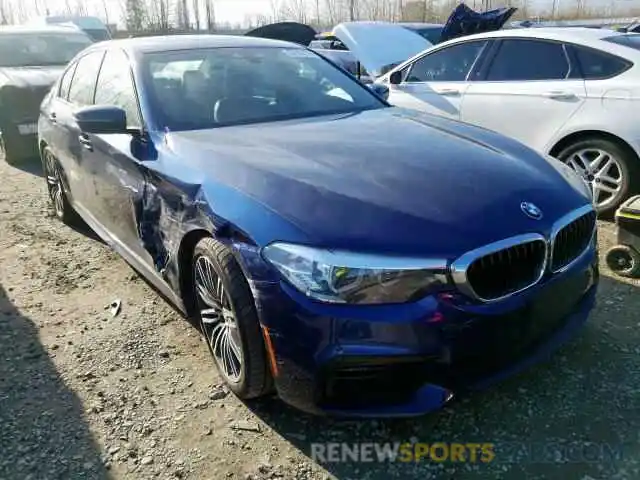 1 Photograph of a damaged car WBAJA5C55KBX87280 BMW 5 SERIES 2019