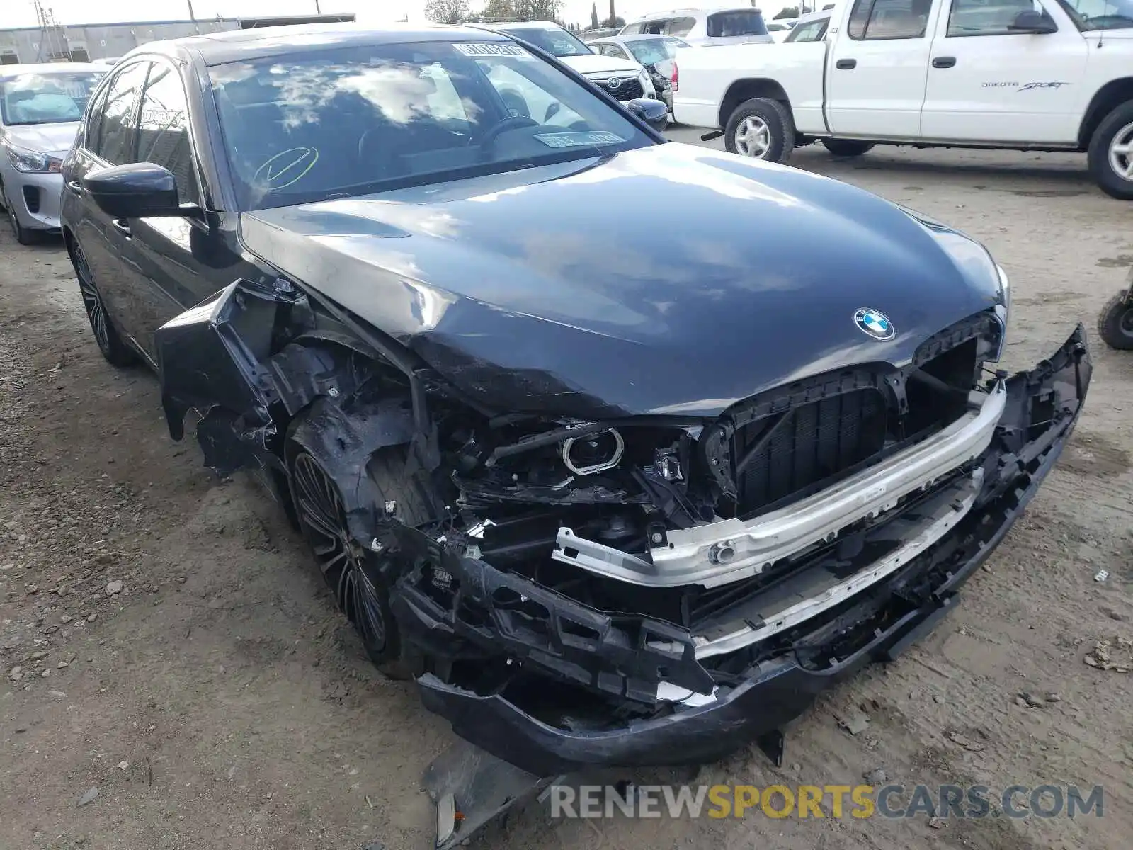 1 Photograph of a damaged car WBAJA5C55KBX87330 BMW 5 SERIES 2019