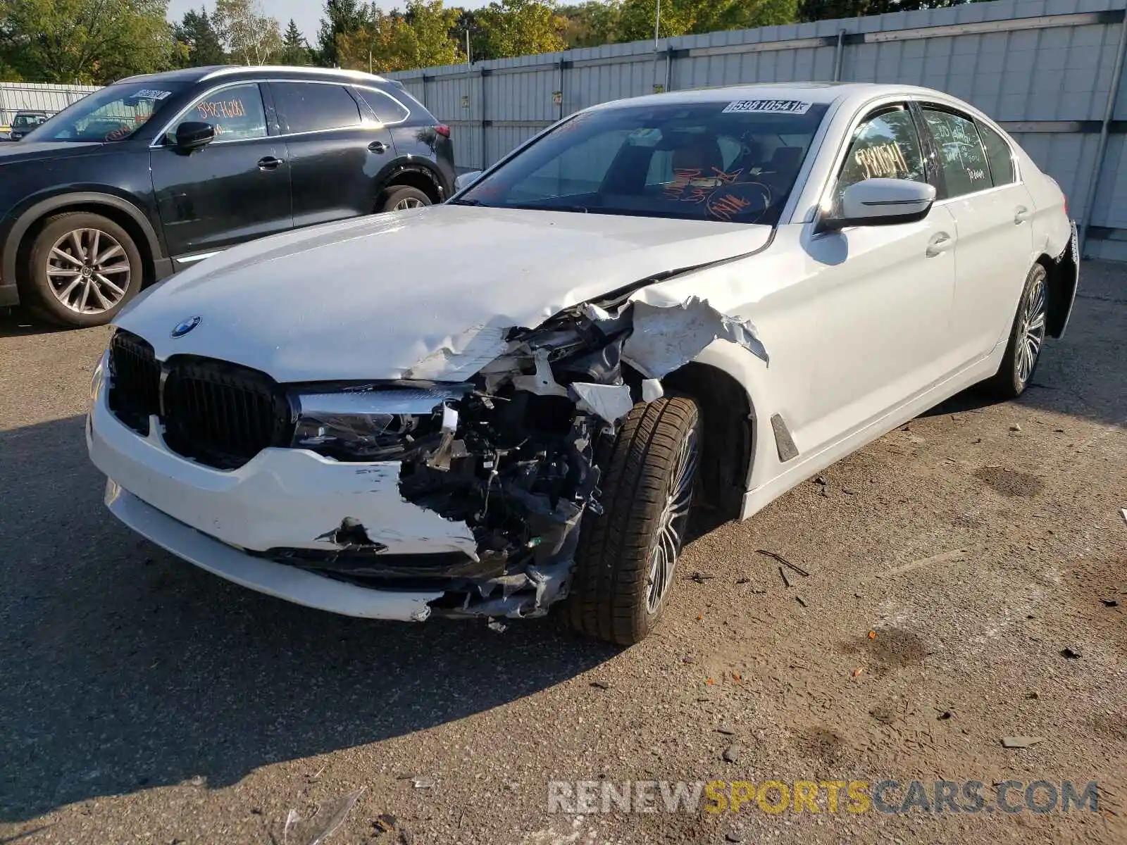 2 Photograph of a damaged car WBAJA5C55KBX87537 BMW 5 SERIES 2019