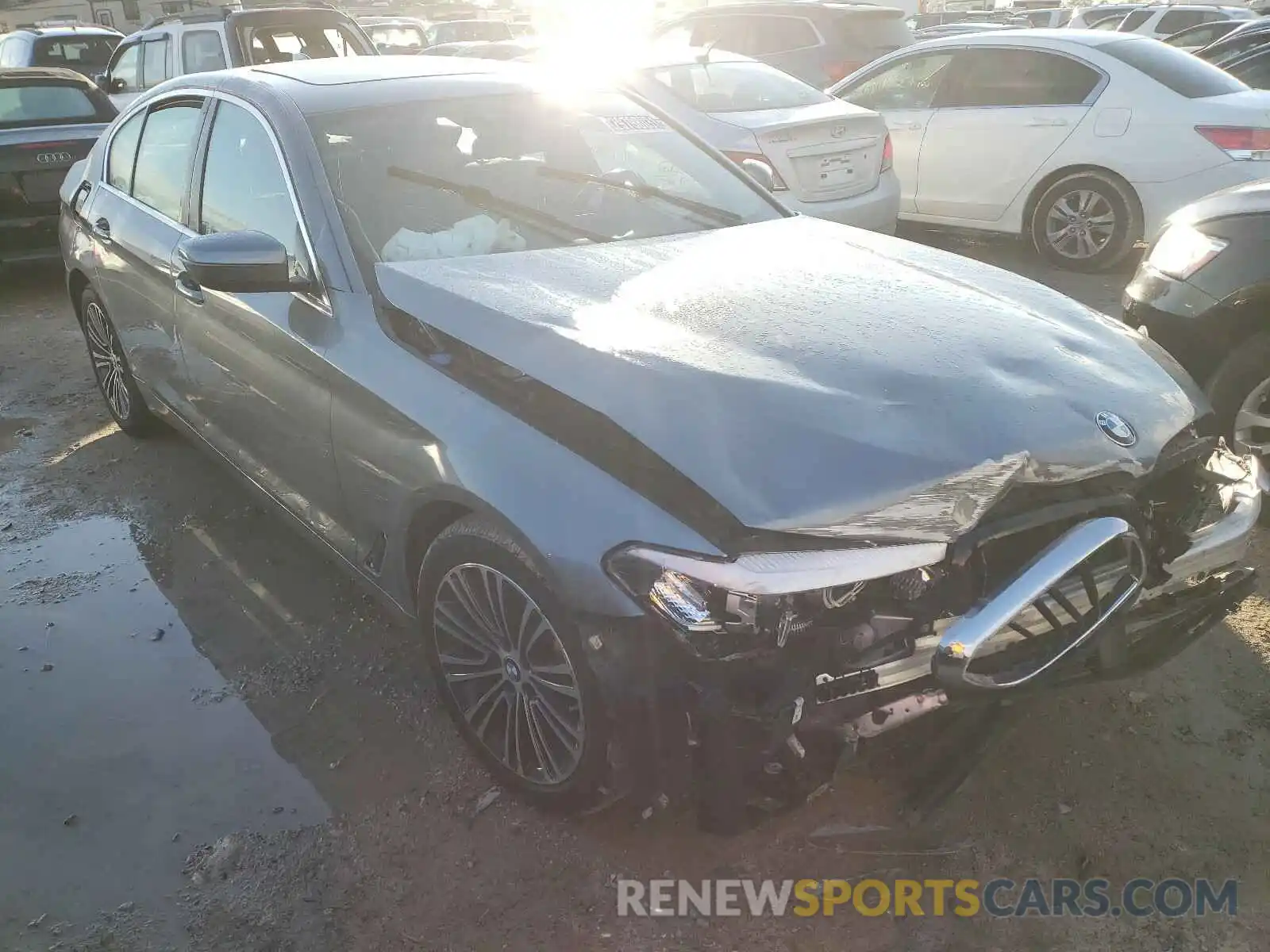 1 Photograph of a damaged car WBAJA5C55KBX88218 BMW 5 SERIES 2019