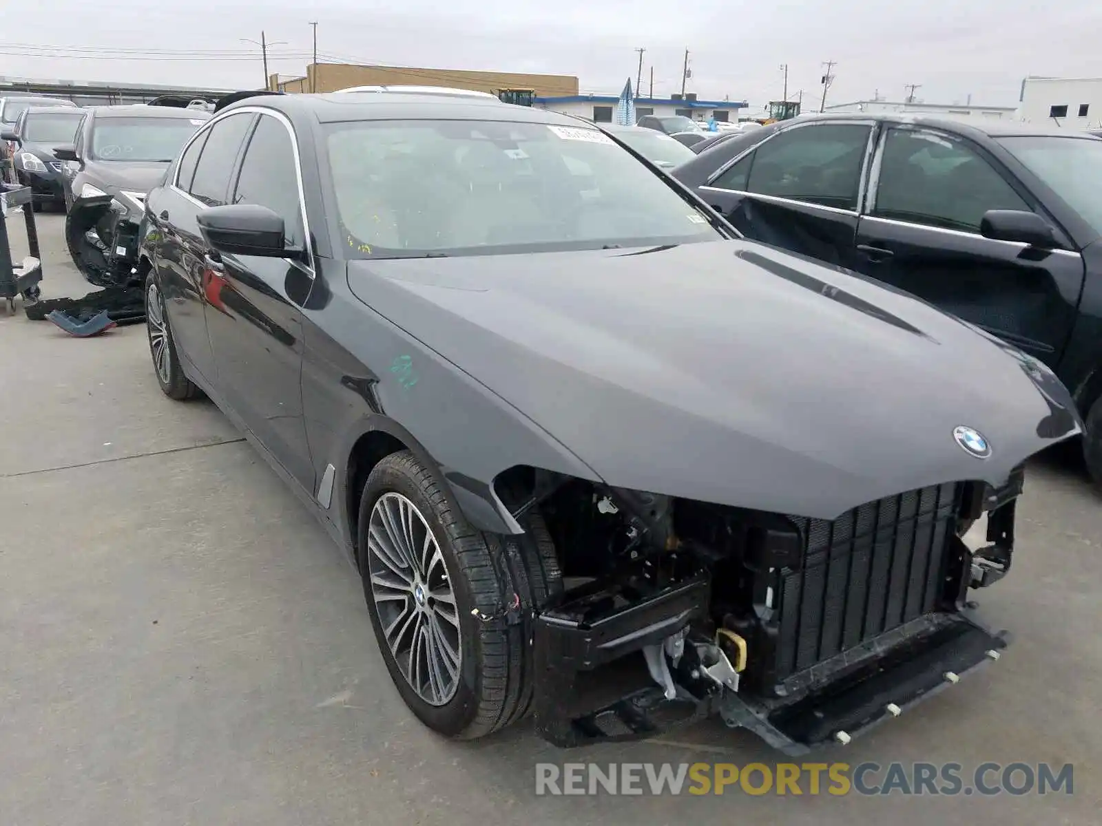 1 Photograph of a damaged car WBAJA5C55KWW06168 BMW 5 SERIES 2019