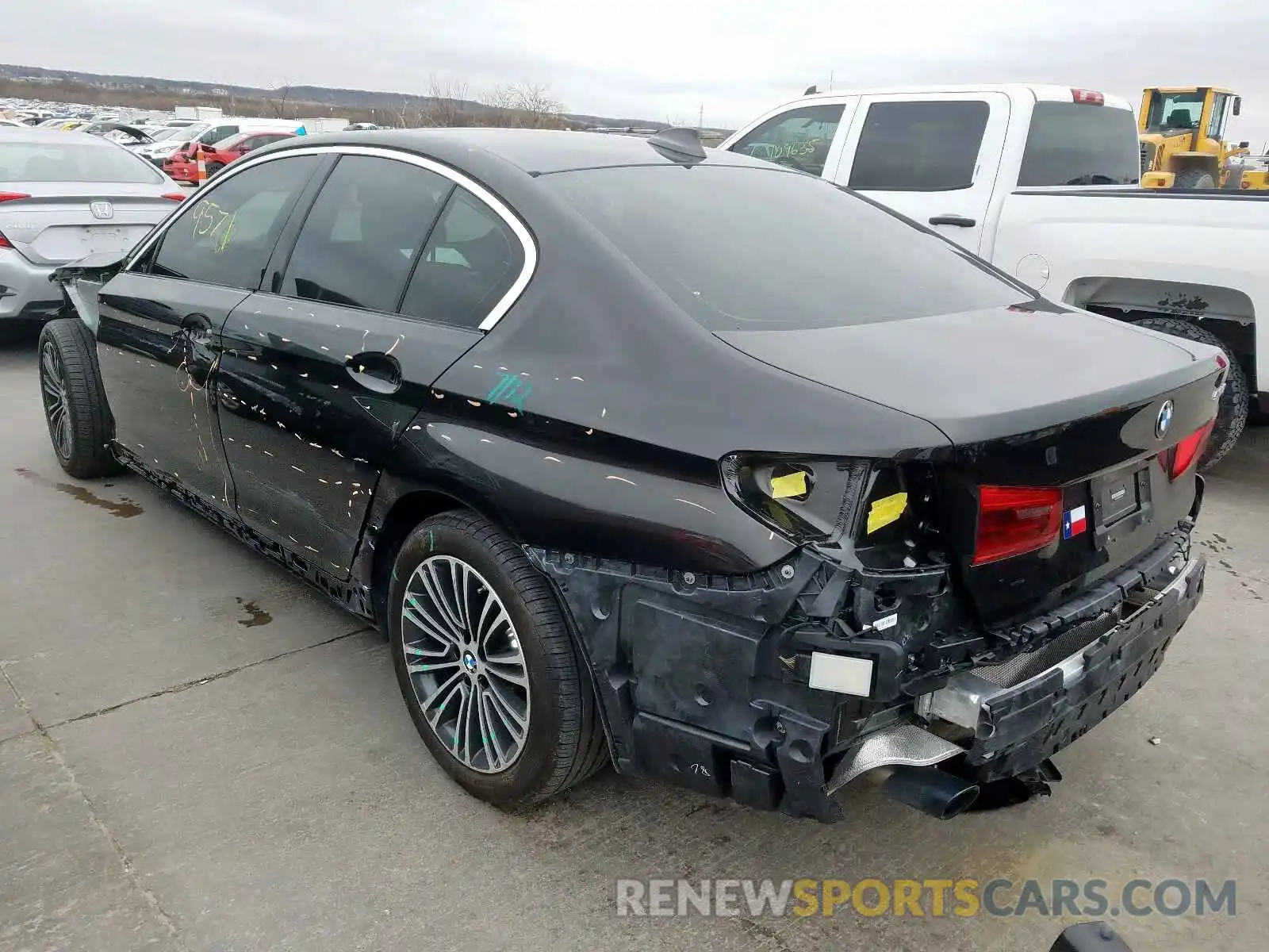 3 Photograph of a damaged car WBAJA5C55KWW06168 BMW 5 SERIES 2019