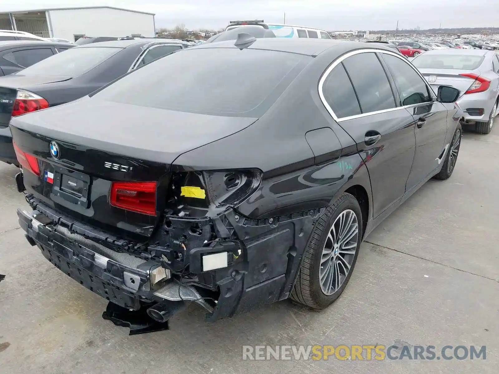 4 Photograph of a damaged car WBAJA5C55KWW06168 BMW 5 SERIES 2019