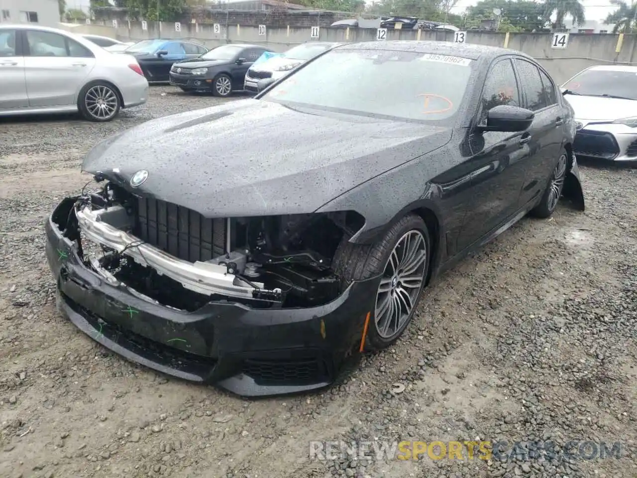 2 Photograph of a damaged car WBAJA5C55KWW08762 BMW 5 SERIES 2019