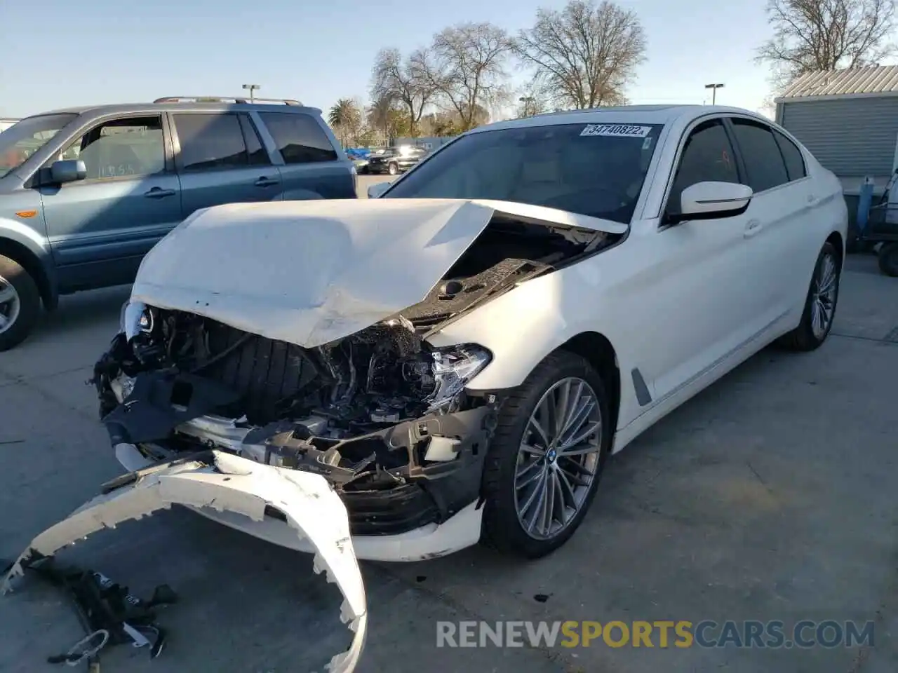 2 Photograph of a damaged car WBAJA5C55KWW37744 BMW 5 SERIES 2019