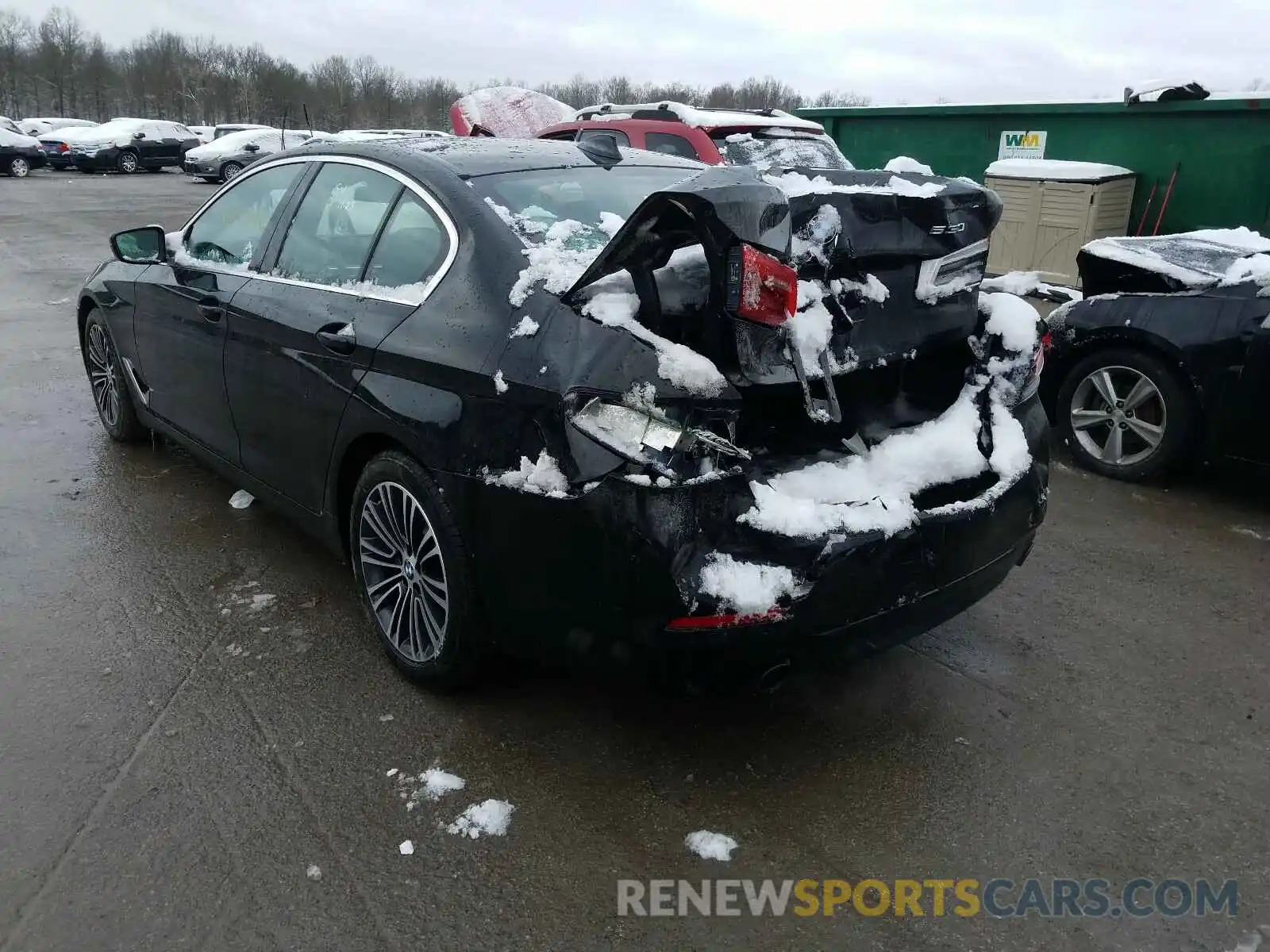 3 Photograph of a damaged car WBAJA5C55KWW38196 BMW 5 SERIES 2019